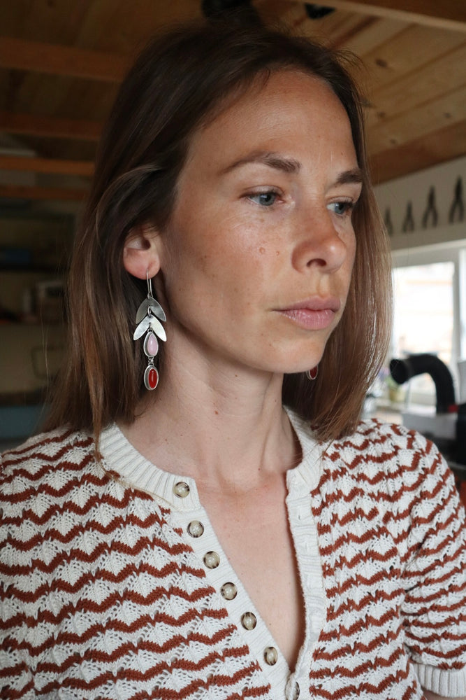 
                  
                    Load image into Gallery viewer, Prairie Smoke Earrings
                  
                