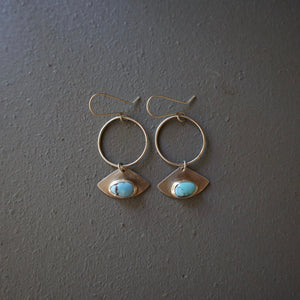 Gingko Hoop Earrings – Plume Handmades