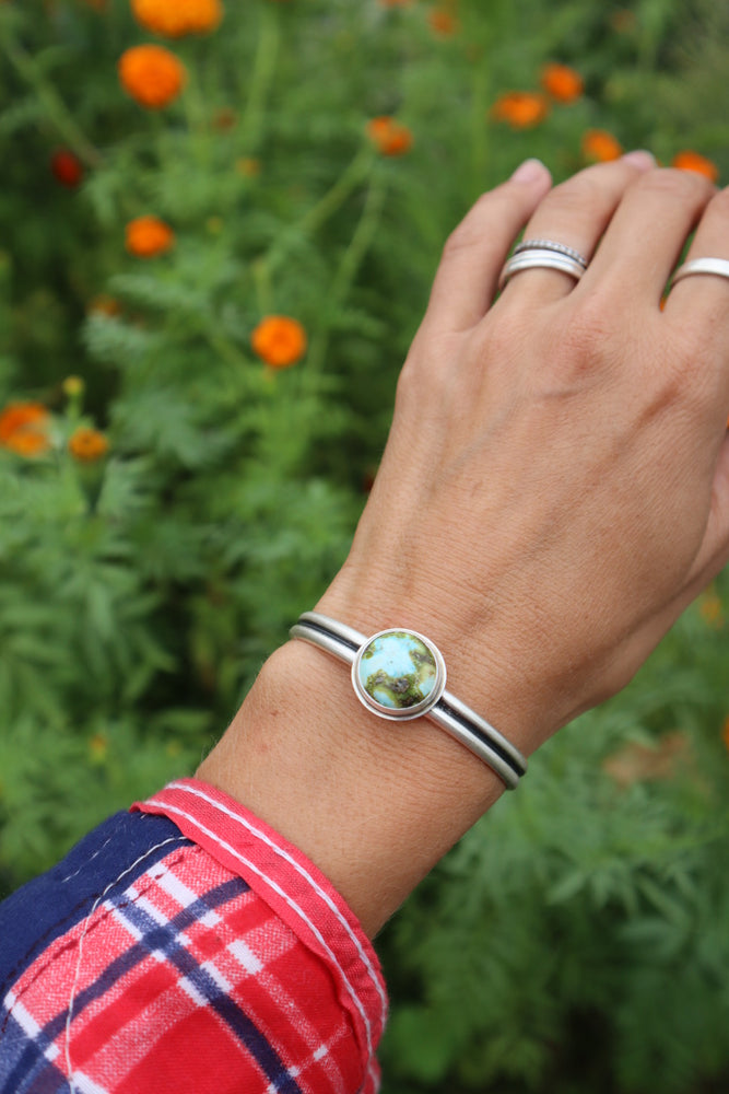 
                  
                    Load image into Gallery viewer, Sonoran Mountain Turquoise Cuff
                  
                