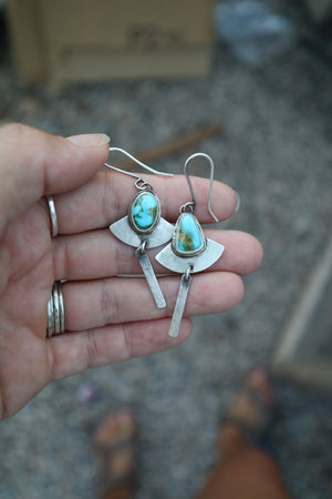 
                  
                    Load image into Gallery viewer, Sonoran Mountain Gingko Earrings
                  
                