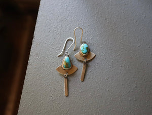 
                  
                    Load image into Gallery viewer, Sonoran Mountain Gingko Earrings
                  
                