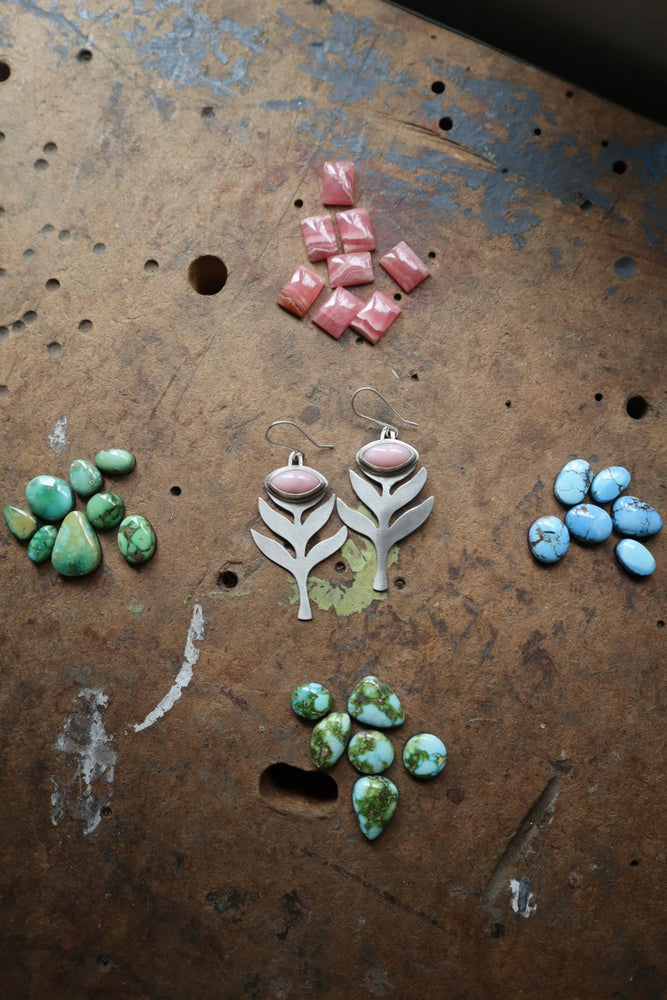 
                  
                    Load image into Gallery viewer, Pink Dandelion Earrings
                  
                