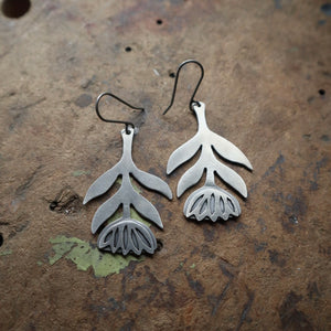 
                  
                    Load image into Gallery viewer, Silver Dandelion Earrings
                  
                