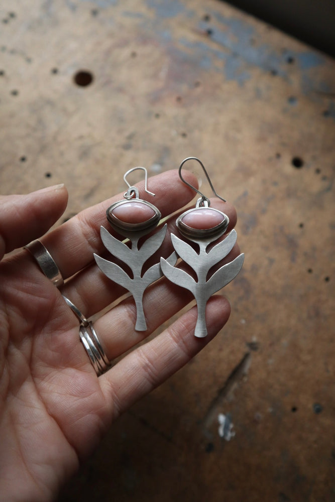 
                  
                    Load image into Gallery viewer, Pink Dandelion Earrings
                  
                