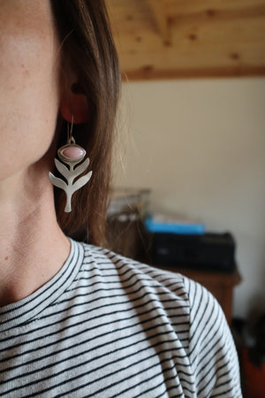 
                  
                    Load image into Gallery viewer, Pink Dandelion Earrings
                  
                