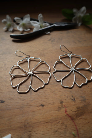 
                  
                    Load image into Gallery viewer, Silver Cosmos Earrings
                  
                