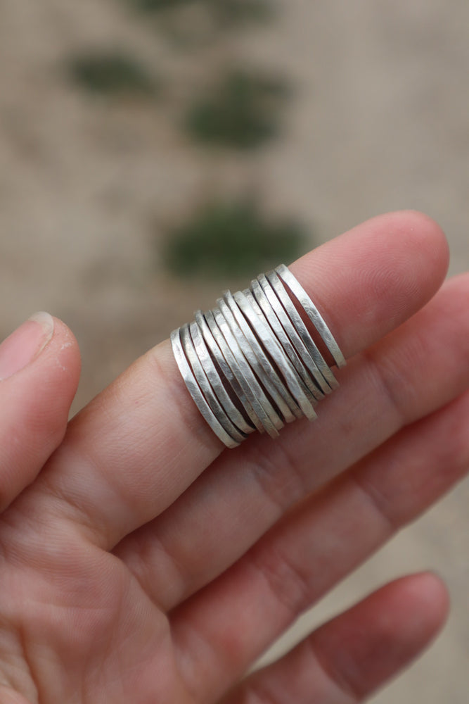 
                  
                    Load image into Gallery viewer, Plume Stacker Ring
                  
                
